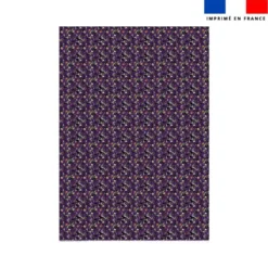 Coupon couverture imprimé mini Bal masqué Halloween - Création Stillistic