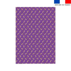 Coupon couverture imprimé mini bébé hyène - Création Stillistic