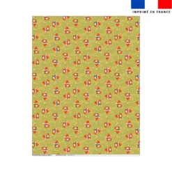 Coupon couverture imprimé mini renard - Création Stillistic