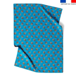 Coupon couverture imprimé mini bébé écureuil - Création Stillistic