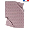 Coupon couverture imprimé mini tigre blanc flocons - Création Stillistic