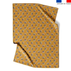 Coupon couverture imprimé mini bébé hippo - Création Stillistic