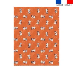 Coupon couverture imprimé mini bébé chat - Création Stillistic