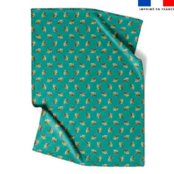 Coupon couverture imprimé mini bébé guépard - Création Stillistic