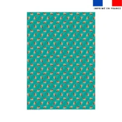Coupon couverture imprimé mini bébé guépard - Création Stillistic