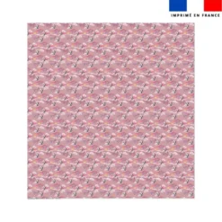 Coupon couverture imprimé mini tigre blanc - Création Stillistic