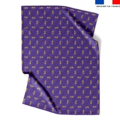 Coupon couverture imprimé mini bébé girafe - Création Stillistic