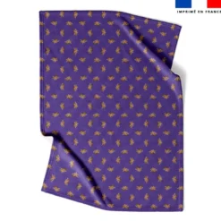 Coupon couverture imprimé mini bébé lynx - Création Stillistic
