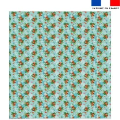 Coupon couverture imprimé mini capybara - Création Stillistic