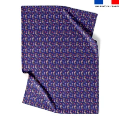 Coupon couverture imprimé mini macareux - Création Stillistic