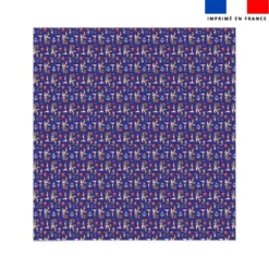 Coupon couverture imprimé mini macareux - Création Stillistic