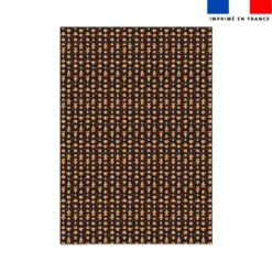 Coupon couverture imprimé Noël pain d'épices - Création Stillistic