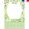 Coupon couverture mensuelle bébé personnalisée - Animaux aquarelle