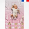 Coupon couverture mensuelle bébé personnalisée - Licorne