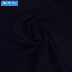 Coupon de 3m jersey viscose bleu nuit