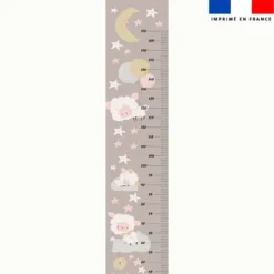 Coupon imprimé pour toise motif mouton des rêves