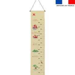 Coupon imprimé pour toise motif pirate