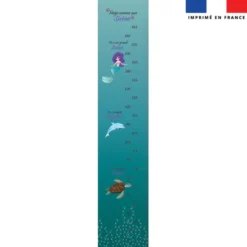 Coupon imprimé pour toise motif sirène