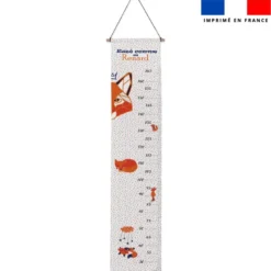 Coupon imprimé pour toise motif renard