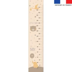 Coupon imprimé pour toise motif baby ocre