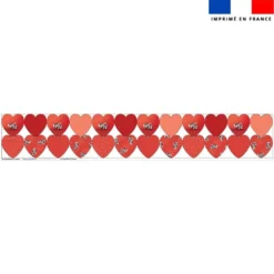 Coupon lingettes lavables coeurs motif bébé raton - Création Stillistic
