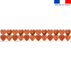 Coupon lingettes lavables coeurs motif amis ptit déj - Création Stillistic