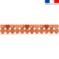 Coupon lingettes lavables coeurs motif bébé koala - Création Stillistic
