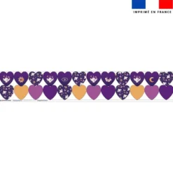 Coupon lingettes lavables coeurs motif chouette magicienne - Création Stillistic