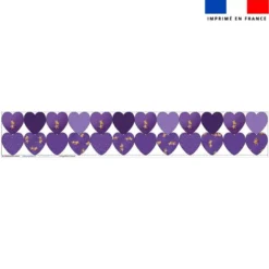 Coupon lingettes lavables coeurs motif bébé girafe - Création Stillistic