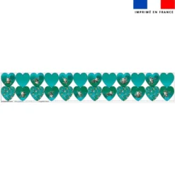 Coupon lingettes lavables coeurs motif singe émotions - Création Stillistic