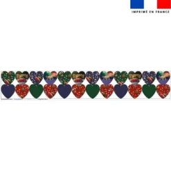 Coupon lingettes lavables coeurs motif souris de noel - Création Stillistic