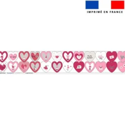 Coupon lingettes lavables coeurs motif gnome st valentin