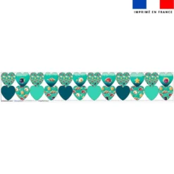 Coupon lingettes lavables coeurs motif poissons bonbons - Création Stillistic