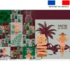 Coupon lingettes lavables + essuie-main motif maitre au soleil