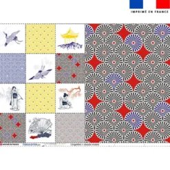 Coupon lingettes lavables + essuie-main motif japonais