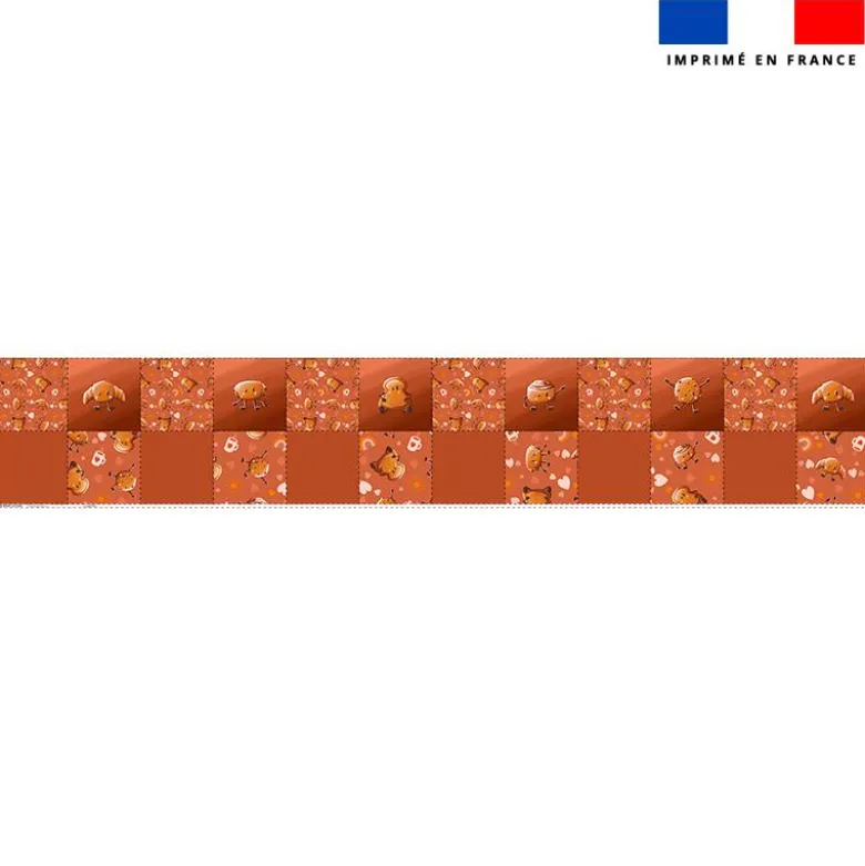 Coupon lingettes lavables motif amis ptit déj - Création Stillistic