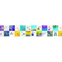 Coupon lingettes lavables motif feuilles tropicales maître