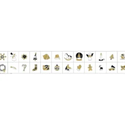 Coupon lingettes lavables motif hiver or