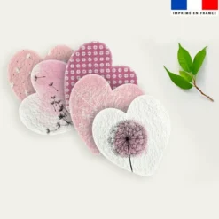 Coupon lingettes lavables motif pissenlit