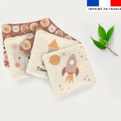 Coupon lingettes lavables motif petit ourson