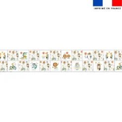 Coupon lingettes lavables motif animaux à la plage