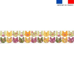 Coupon lingettes lavables motif lapin printanier - Création Stillistic