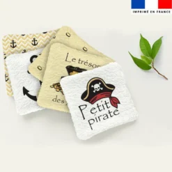Coupon lingettes lavables motif pirate