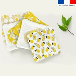 Coupon lingettes lavables motif citron