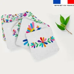 Coupon lingettes lavables motif mexico