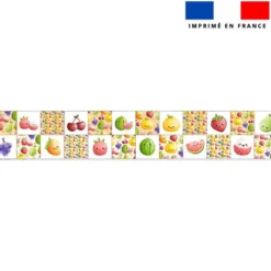 Coupon lingettes lavables motif fruits kawaï