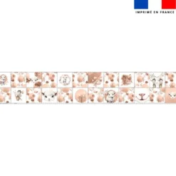 Coupon lingettes lavables motif agneau aquarelle