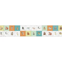 Coupon lingettes lavables motif animaux indiens