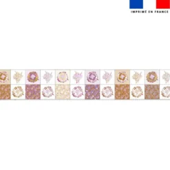 Coupon lingettes lavables motif bohème - Création Lili Bambou Design