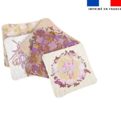 Coupon lingettes lavables motif bohème - Création Lili Bambou Design